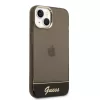 iPhone 14 Guess PC/TPU Camera Outline Translucent tok fekete (GUHCP14S-3666339088224 2 kép