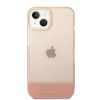 iPhone 14 Guess PC/TPU Camera Outline Translucent tok rózsaszín (GUH-3666339088347 2 kép