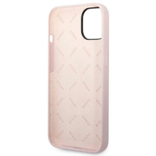 iPhone 14 Guess Szilikon Triangle tok lila (GUHCP14SSLTGU)-3666339065966 7 kép
