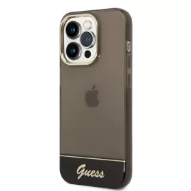 iPhone 14 Pro Max Guess PC/TPU Camera Outline Translucent tok fekete (-3666339088255 2 kép