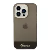 iPhone 14 Pro Max Guess PC/TPU Camera Outline Translucent tok fekete (-3666339088255 4 kép