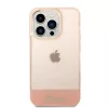 iPhone 14 Pro Max Guess PC/TPU Camera Outline Translucent tok rózsasz-3666339088378 6 kép