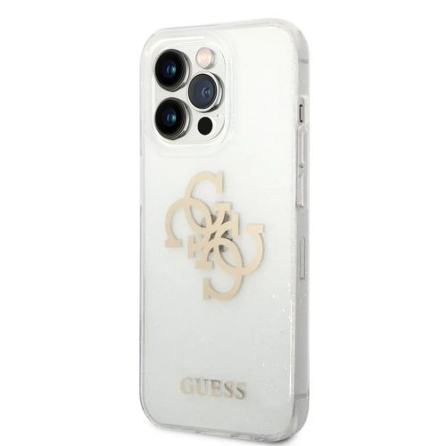 iPhone 14 Pro Max Guess Big 4G Glitter tok átlátszó (GUHCP14XPCUGL4-3666339093181 3 kép
