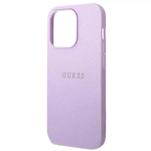 iPhone 14 Pro Max Guess PU Leather Saffiano tok lila (GUHCP14XPSASBPU)-3666339088651 6 kép