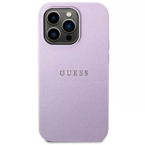iPhone 14 Pro Max Guess PU Leather Saffiano tok lila (GUHCP14XPSASBPU)-3666339088651 7 kép
