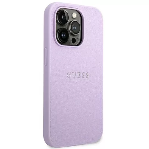 iPhone 14 Pro Max Guess PU Leather Saffiano tok lila (GUHCP14XPSASBPU)-3666339088651 8 kép