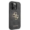 iPhone 15 Pro Guess PU 4G Metal Logo tok szürke (GUHCP15L4GMGGR)-3666339171568 5 kép