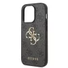 iPhone 15 Pro Guess PU 4G Metal Logo tok szürke (GUHCP15L4GMGGR)-3666339171568 7 kép