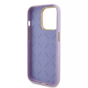iPhone 15 Pro Guess PU Glitter Full Wrapped tok lila (GUHCP15LPGMCSL)-3666339155360 1 kép