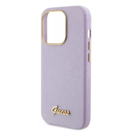 iPhone 15 Pro Guess PU Glitter Full Wrapped tok lila (GUHCP15LPGMCSL)-3666339155360 4 kép