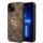 iPhone 15 Guess PU 4G Metal Logo telefontok barna (GUHCP15S4GMGBR)-3666339171506 6 kép