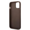 iPhone 15 Guess PU 4G Metal Logo telefontok barna (GUHCP15S4GMGBR)-3666339171506 1 kép