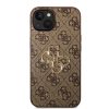 iPhone 15 Guess PU 4G Metal Logo telefontok barna (GUHCP15S4GMGBR)-3666339171506 2 kép