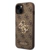 iPhone 15 Guess PU 4G Metal Logo telefontok barna (GUHCP15S4GMGBR)-3666339171506 4 kép