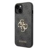iPhone 15 Guess PU 4G Metal Logo tok szürke (GUHCP15S4GMGGR)-3666339171544 4 kép