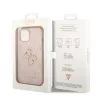 iPhone 15 Guess PU 4G Metal Logo telefontok rózsaszín (GUHCP15S4GMGP-3666339171582 3 kép