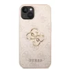 iPhone 15 Guess PU 4G Metal Logo telefontok rózsaszín (GUHCP15S4GMGP-3666339171582 5 kép