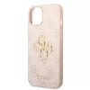 iPhone 15 Guess PU 4G Metal Logo telefontok rózsaszín (GUHCP15S4GMGP-3666339171582 6 kép