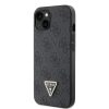 iPhone 15 Guess PU 4G Strass Triangle Metal Logo tok + Crossbody pánt-3666339146801 3 kép
