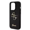 iPhone 15 Pro Max Guess PU Fixed Glitter 4G Metal Logo telefontok feke-3666339147396 3 kép