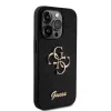 iPhone 15 Pro Max Guess PU Fixed Glitter 4G Metal Logo telefontok feke-3666339147396 4 kép
