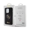 iPhone 15 Pro Max Guess PU Fixed Glitter 4G Metal Logo telefontok feke-3666339147396 5 kép