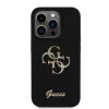 iPhone 15 Pro Max Guess PU Fixed Glitter 4G Metal Logo telefontok feke-3666339147396 7 kép