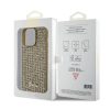 iPhone 15 Pro Max Guess PU Square Mirror Script Logo tok arany (GUHCP1-3666339173609 7 kép