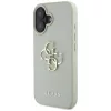  iPhone 16 6,1"-hoz Zöld Guess Keménytok PU Grained Nagy 4G és Klas-3666339424978 2 kép
