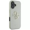  iPhone 16 6,1"-hoz Zöld Guess Keménytok PU Grained Nagy 4G és Klas-3666339424978 4 kép