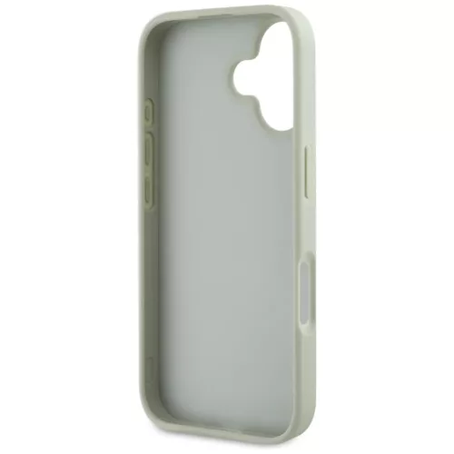  iPhone 16 6,1"-hoz Zöld Guess Keménytok PU Grained Nagy 4G és Klas-3666339424978 7 kép
