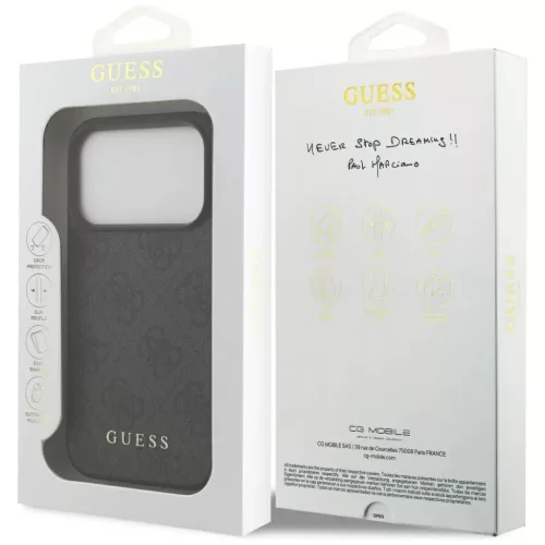 iPhone 17 Pro Guess 4G Classic Fekete tok-3666339556204 8 kép