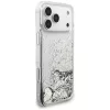 iPhone 17 Pro Guess Folyékony Csillogó Amulett Tok Ezüst-3666339553449 4 kép
