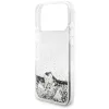 iPhone 17 Pro Guess Folyékony Csillogó Amulett Tok Ezüst-3666339553449 6 kép