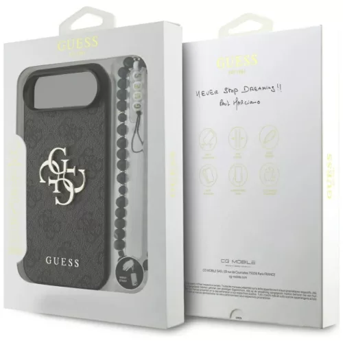 iPhone Air tok Guess 4G Strap 4G Klasszikus Logó fekete-3666339526207 8 kép
