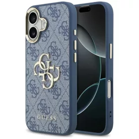 iPhone 17 Guess 4G Big 4G Classic Logo kék arany tok