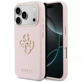 iPhone 17 Pro pink Guess FW Resin Logo tok