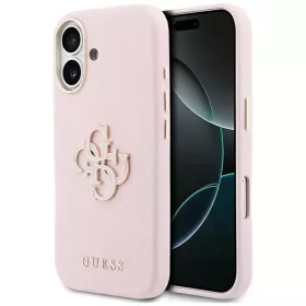 iPhone 17 Guess FW Resin Logo tok rózsaszín-3666339584443 1 kép