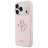 iPhone 17 Pro pink Guess FW Resin Logo tok-3666339584467 2 kép