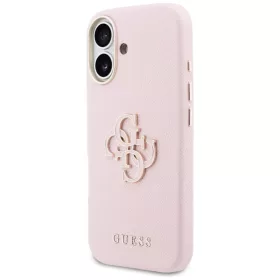 iPhone 17 Guess FW Resin Logo tok rózsaszín-3666339584443 2 kép