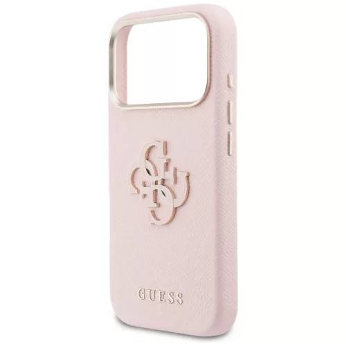iPhone 17 Pro pink Guess FW Resin Logo tok-3666339584467 6 kép