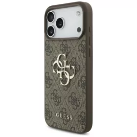 iPhone 17 Pro Max tok Guess 4G Nagy Logó barna tok-3666339491550 2 kép