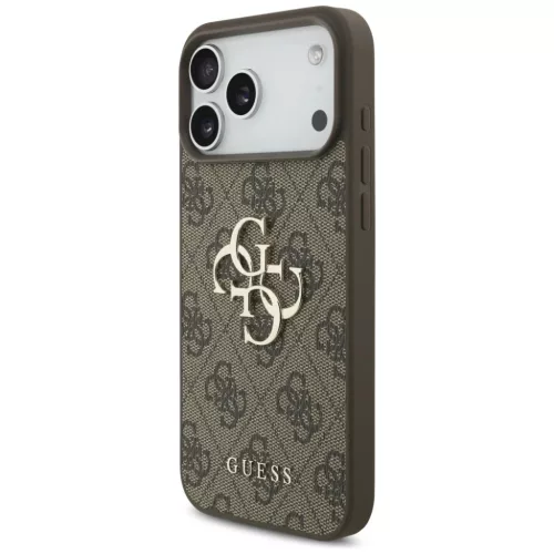 iPhone 17 Pro Max tok Guess 4G Nagy Logó barna tok-3666339491550 2 kép