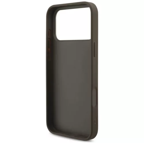 iPhone 17 Pro Max tok Guess 4G Nagy Logó barna tok-3666339491550 7 kép