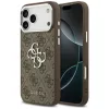 iPhone 17 Pro Max Guess 4G Big 4G Classic Logo barna ezüst tok