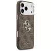 iPhone 17 Pro Max Guess 4G Big 4G Classic Logo barna ezüst tok-3666339517946 4 kép