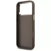 iPhone 17 Pro Max Guess 4G Big 4G Classic Logo barna ezüst tok-3666339517946 8 kép