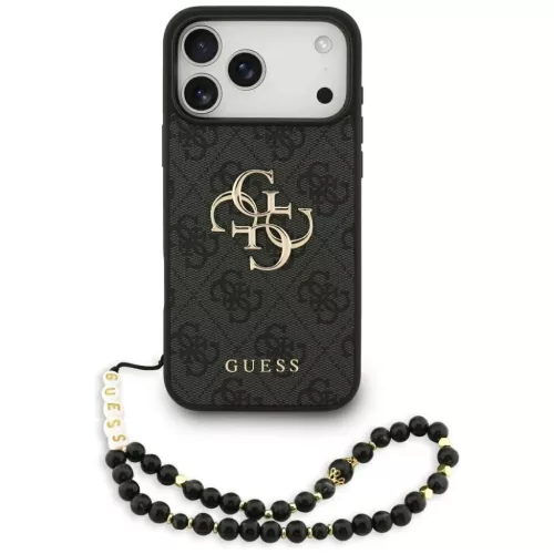 iPhone 17 Pro Max Guess 4G Strap 4G Classic Logo fekete tok-3666339526221 1 kép