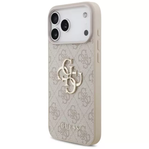iPhone 17 Pro Max 4G Klasszikus Logós Pánt Rózsaszín Guess tok-3666339526306 3 kép