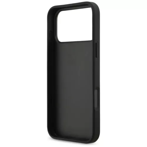 iPhone 17 Pro Max Guess Grained Big 4G & Classic Logo tok fekete-3666339524906 7 kép